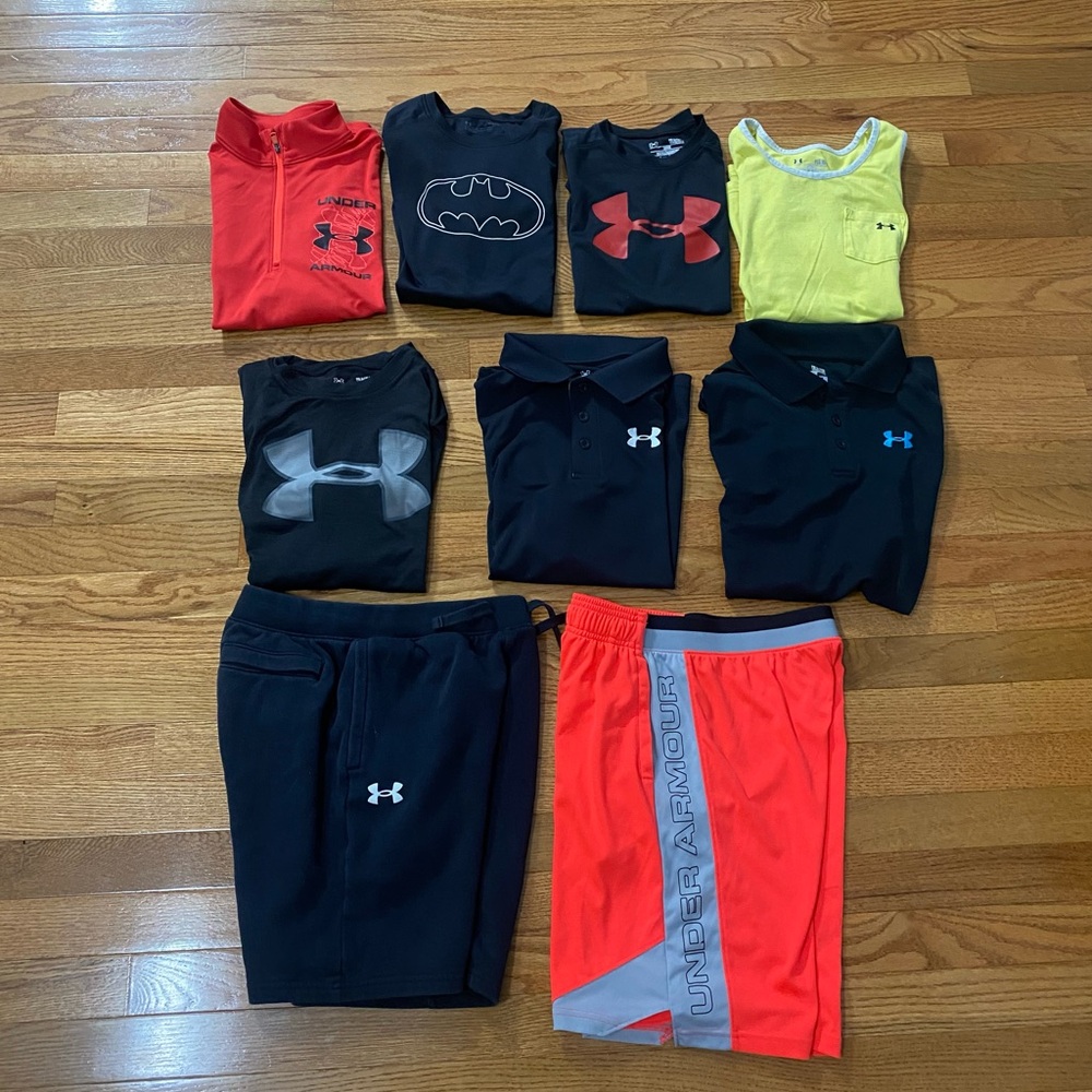 Under armour boys youth large lot